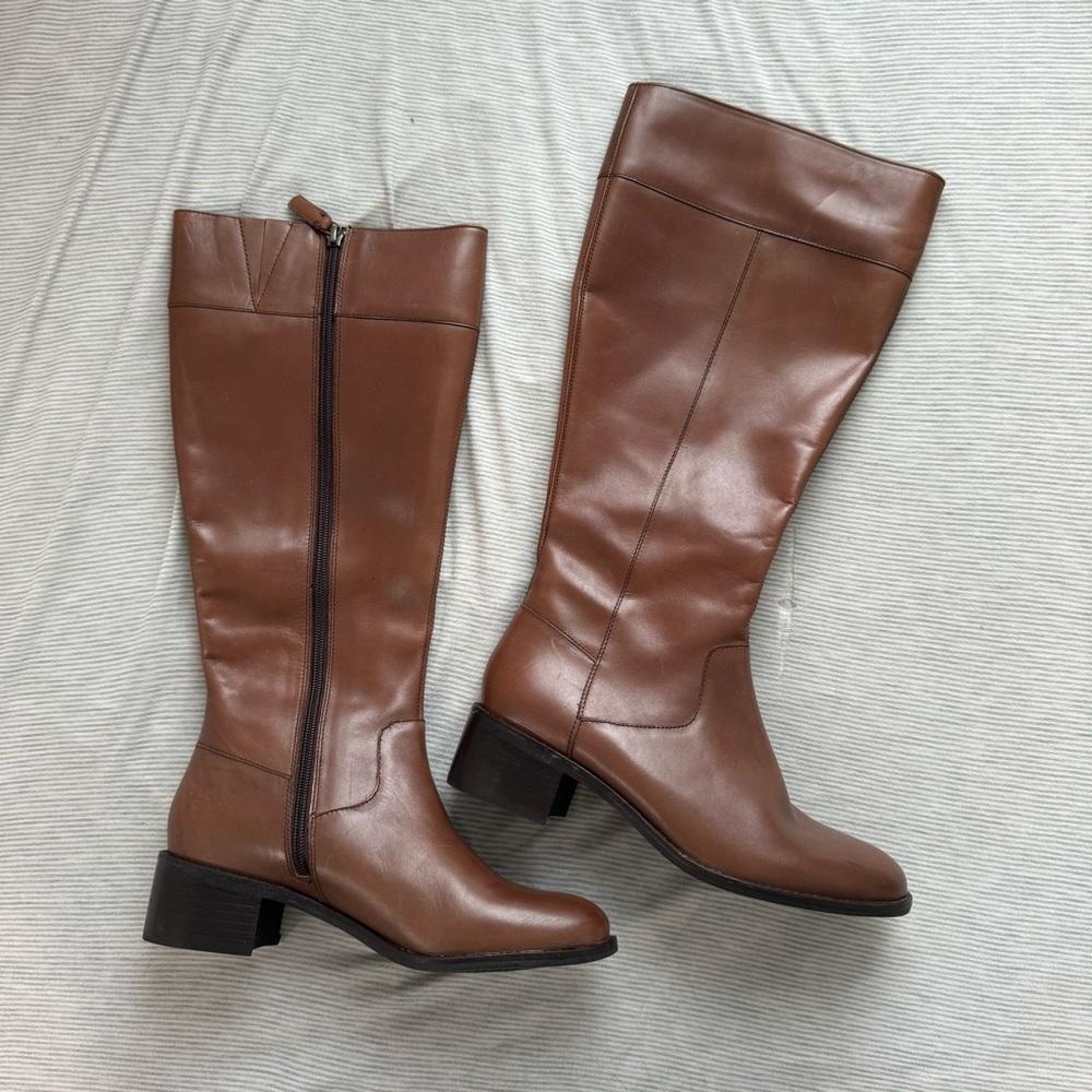 Cole Haan Knee-High Fall Riding Boot - Picture 2 of 8